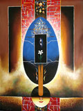 Abstract painting of Nepal