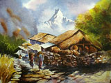  Mt Fistel and village of Nepa