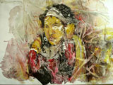  Abstract painting of Nepal
